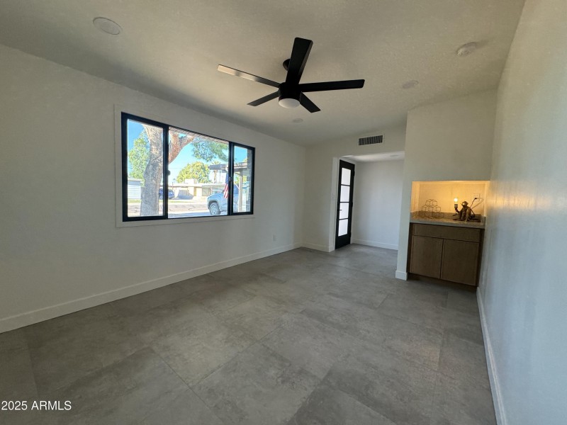 Living Room with bar area
