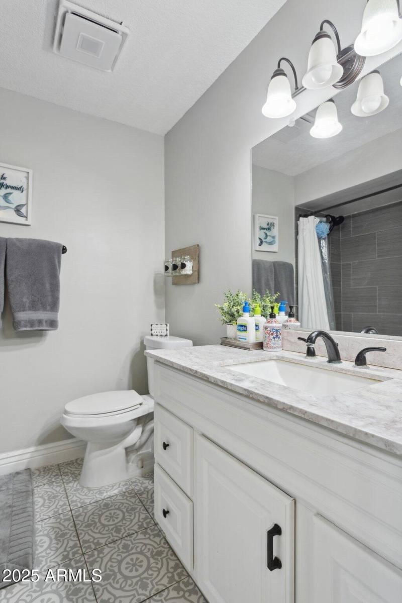 Renovated guest bath