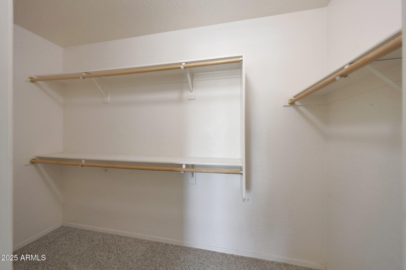 PRIMARY WALK IN CLOSET