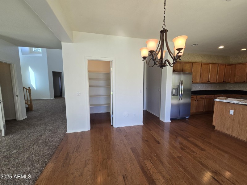 Kitchen with pantry