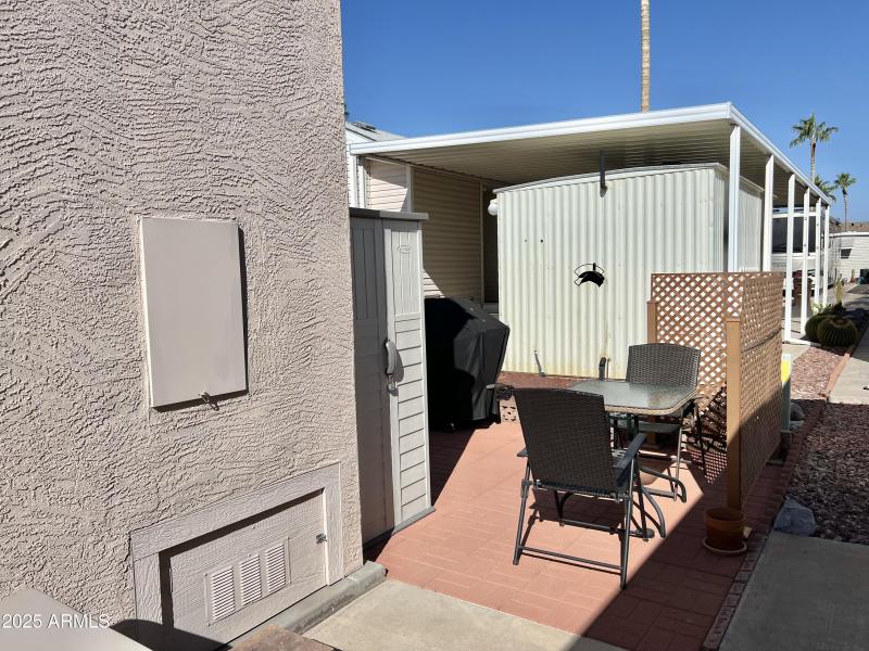 North Facing Seating Area