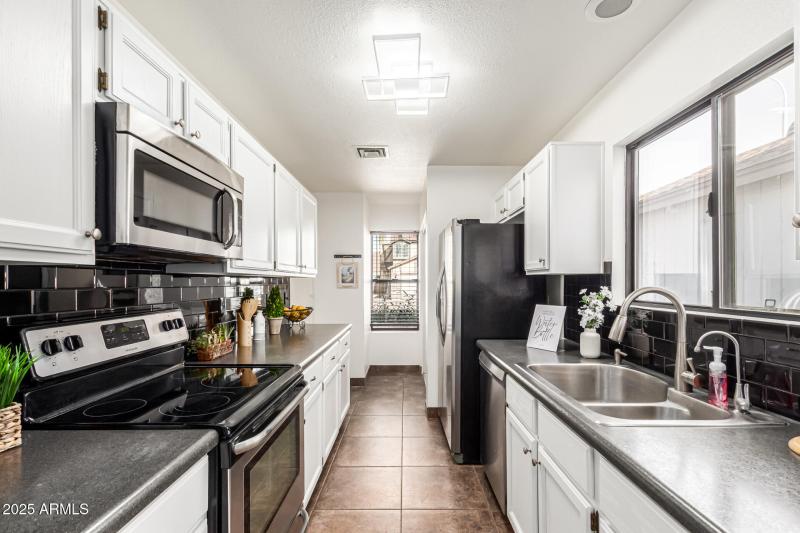 stainless appliances