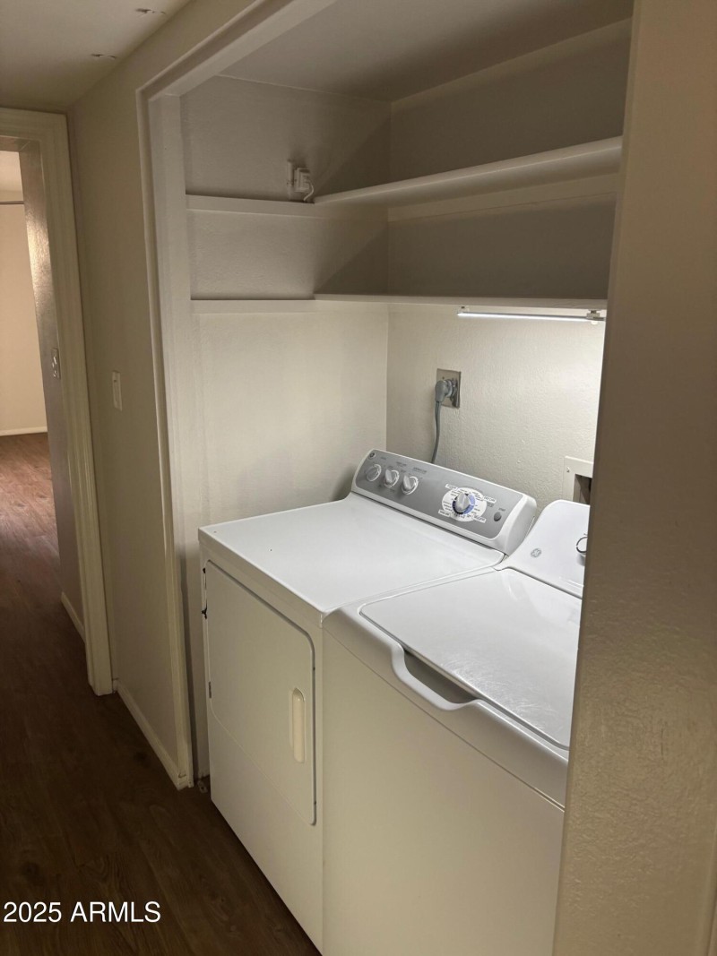 Washer & Dryer in Hallway