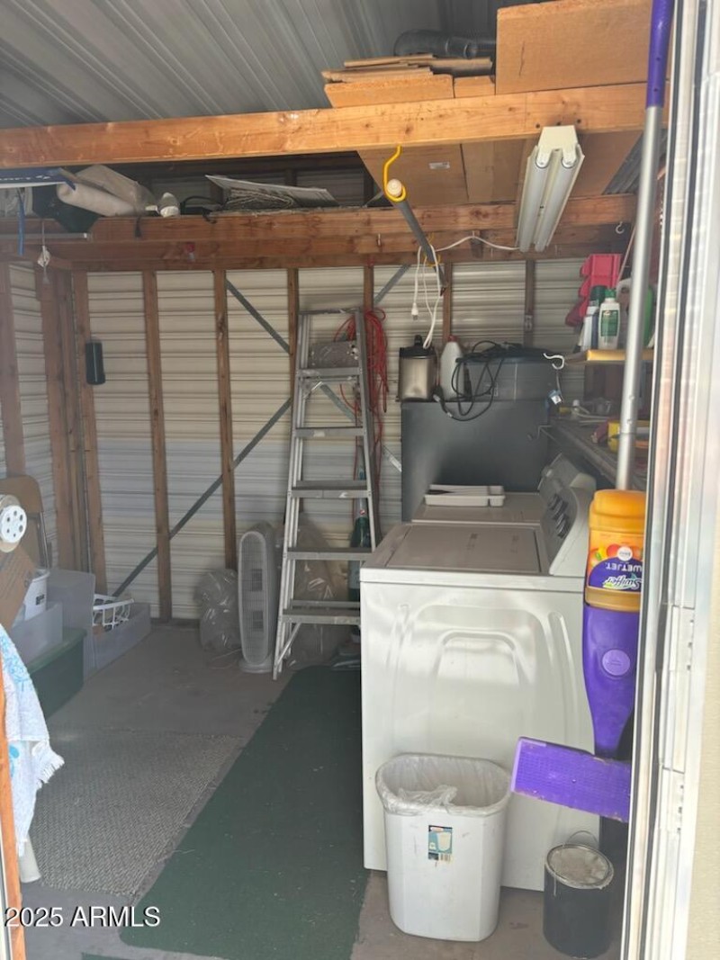 INSIDE OF SHED - LAUNDRY 1