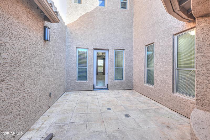 Enclosed Patio off Living and Dining