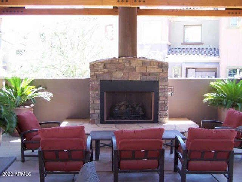 Community Gazebo Fireplace