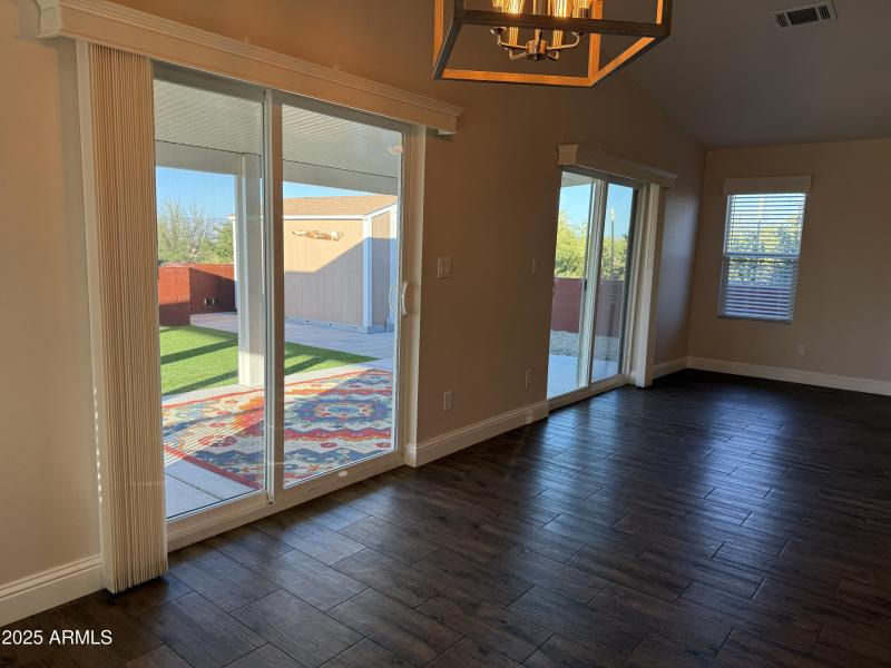 Double Doors to Private Yard