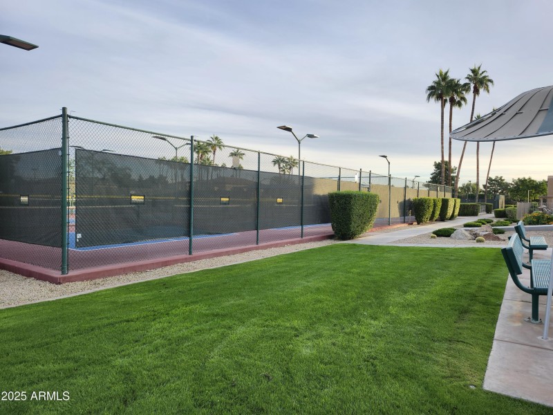 Fenced in Pickleball/Tennis Courts