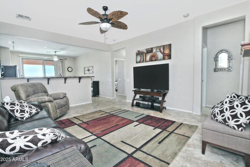 Another view of open area