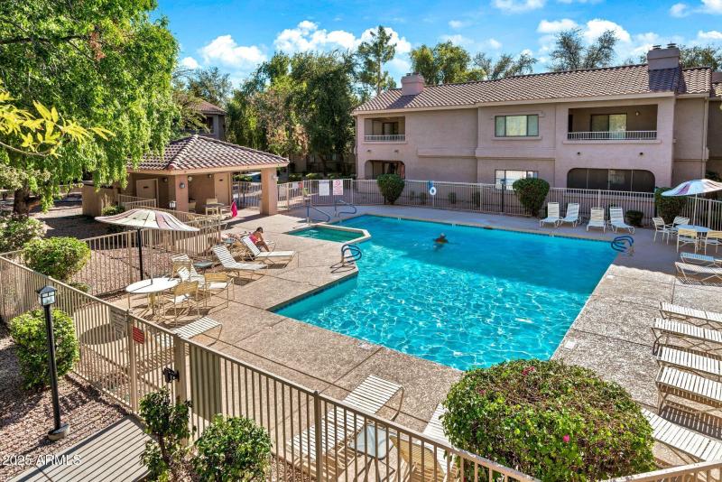 View from Patio Community Pool