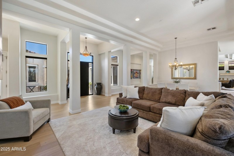 Living Room and Dining Room