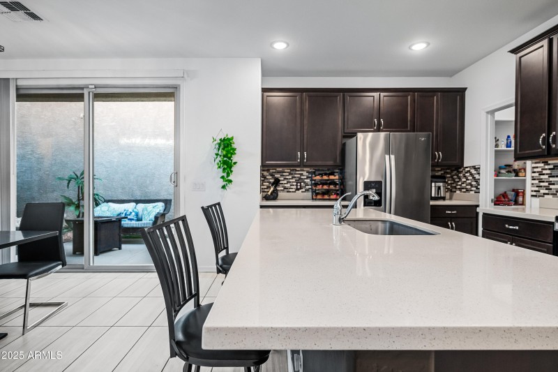 Kitchen to Side Yard Entry