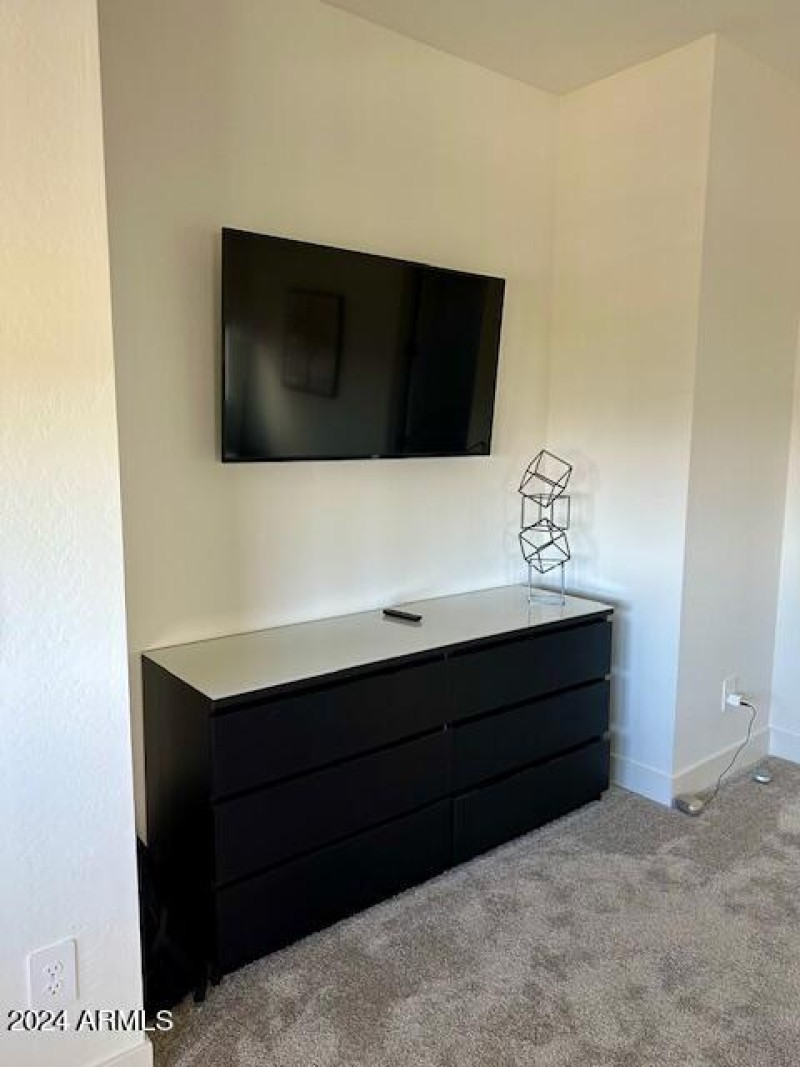 wall mounted flat screen TV niche and dr