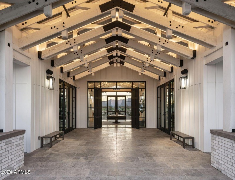 Main Entry to spa fitness restaurant are