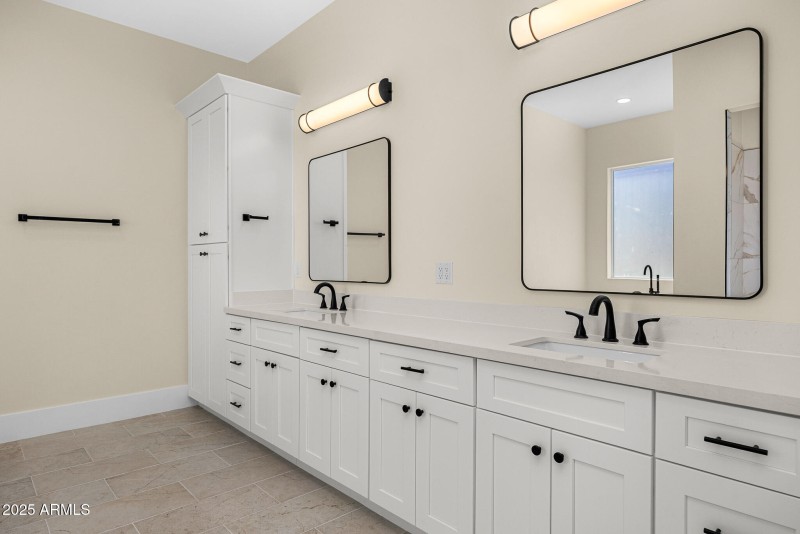 primary bathroom sample finishes