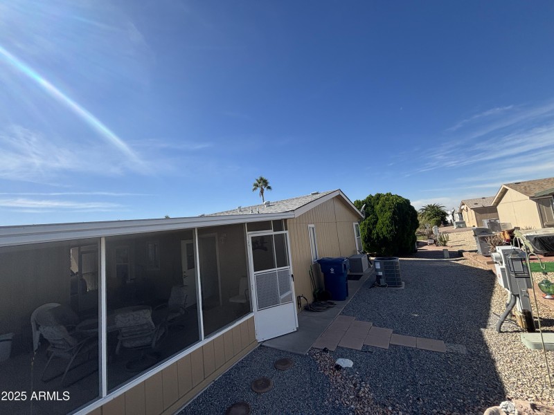 Backyard and Patio Entrance