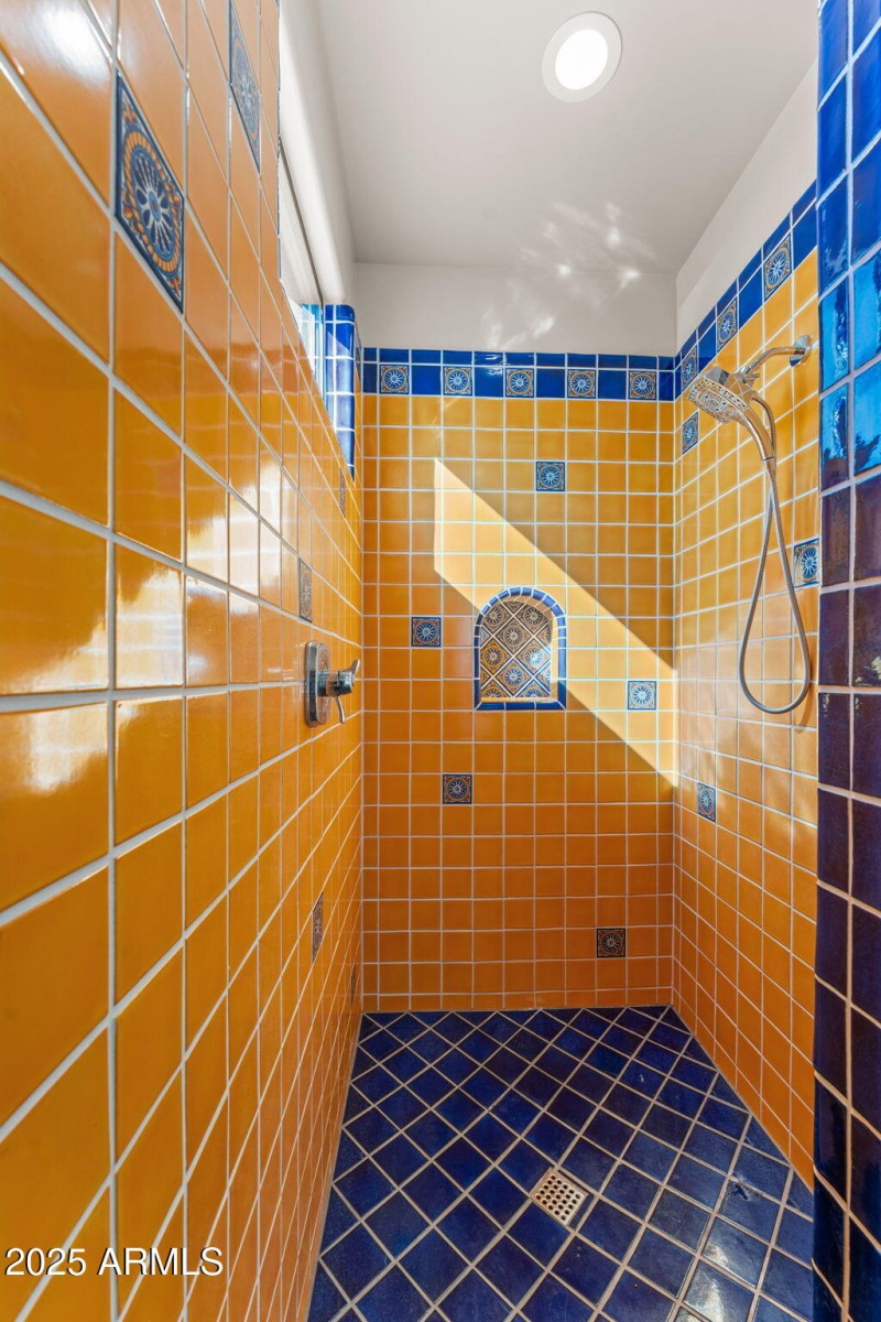 Amazing Mexican Tiled Shower