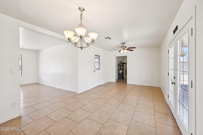 View of family and living room