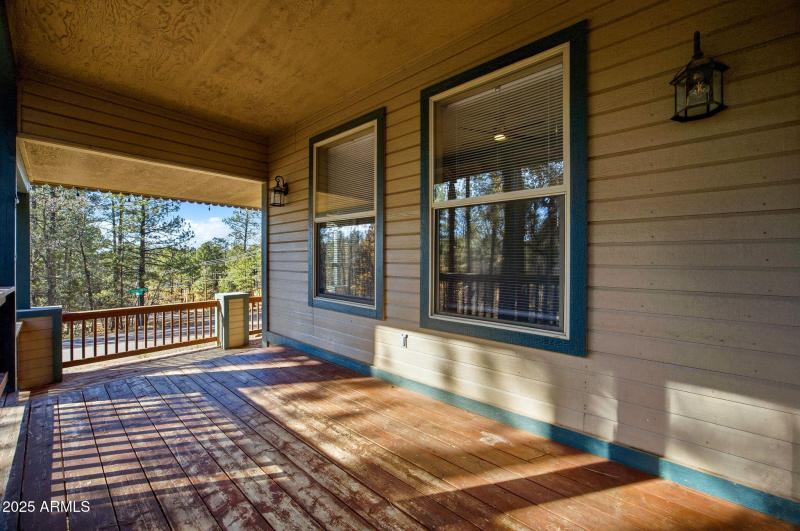 Wrap arround covered deck