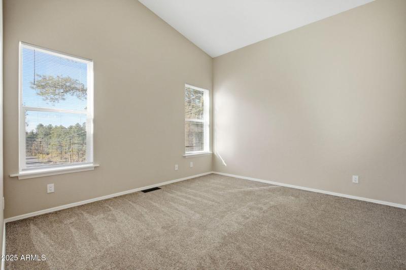 Primary bedroom with views
