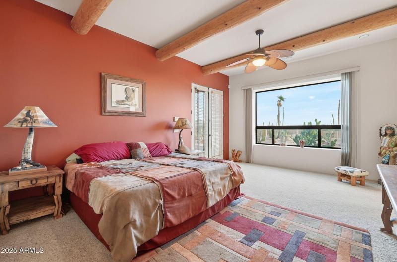 primary suite with great views and exit