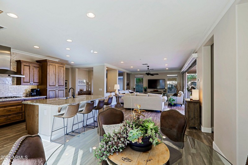 Kitchen, Eating Area and Greatroom