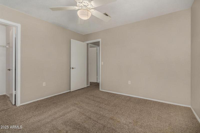 bedroom 3 with walk in closet