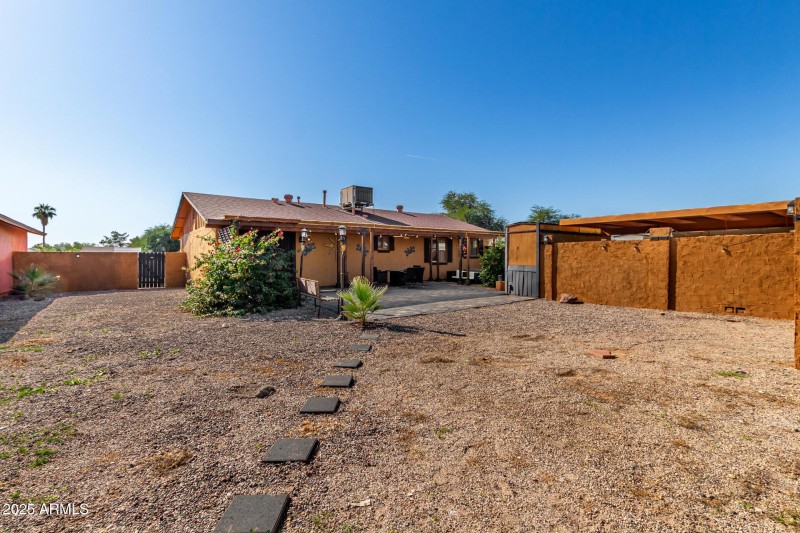 Very large lot, tons of potential here