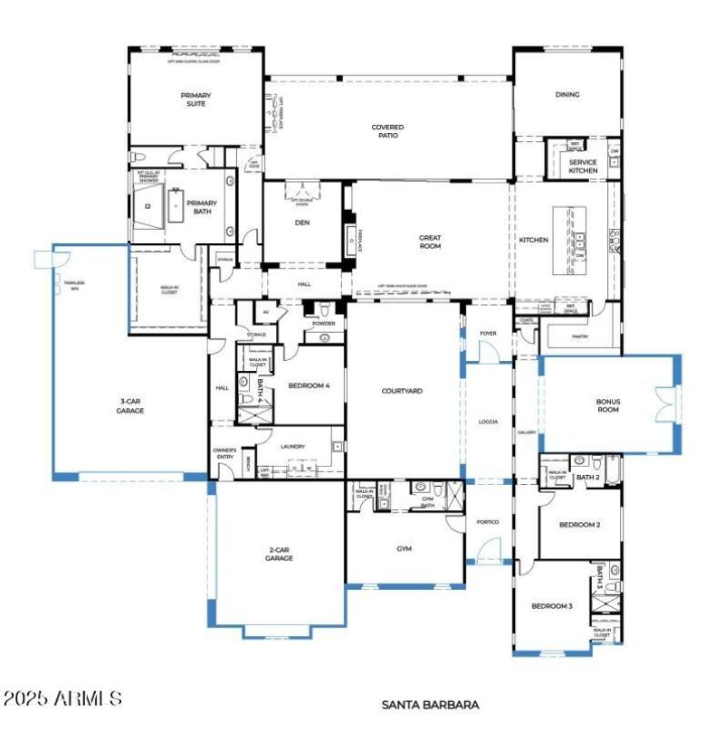4945 E Mountain View - Floor Plan
