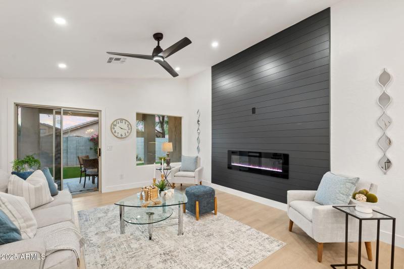 Family Room w/ Cozy Fireplace