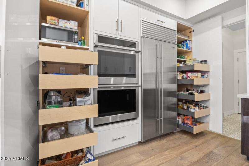 Pull out drawers for pantry
