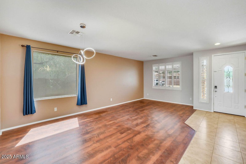 Formal Area Real Hard Wood Floors