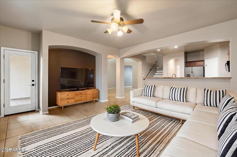 Living Room Virtually Staged