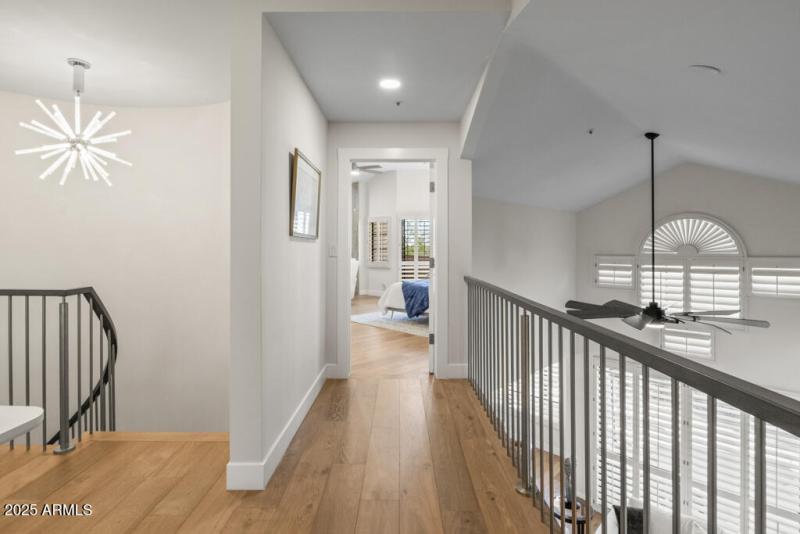 Hallway to master bedroom