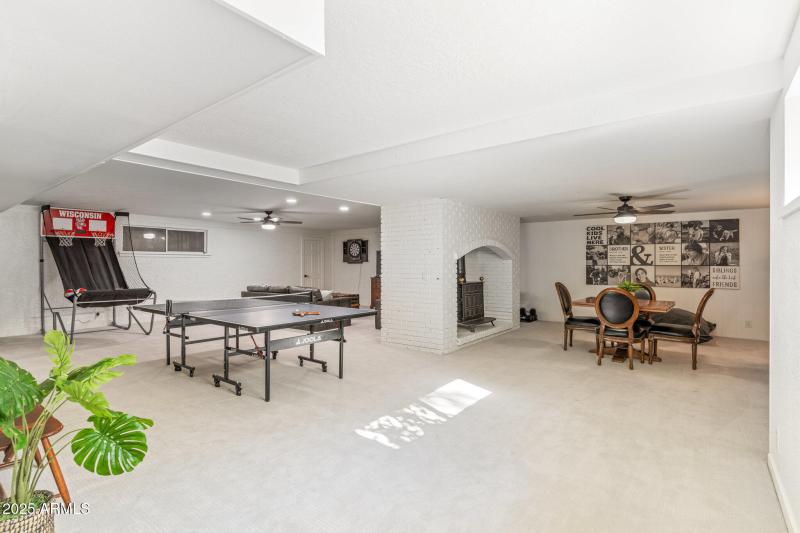 Basement Game Room