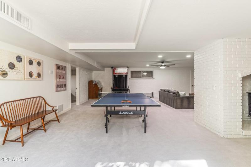 Basement Game Room