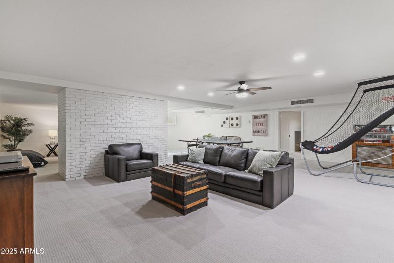 Basement Game Room