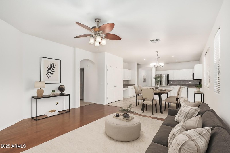 Living Dining Virtually Staged