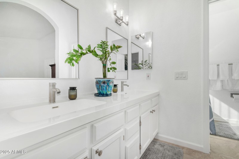 Recently Renovated Primary Bathroom