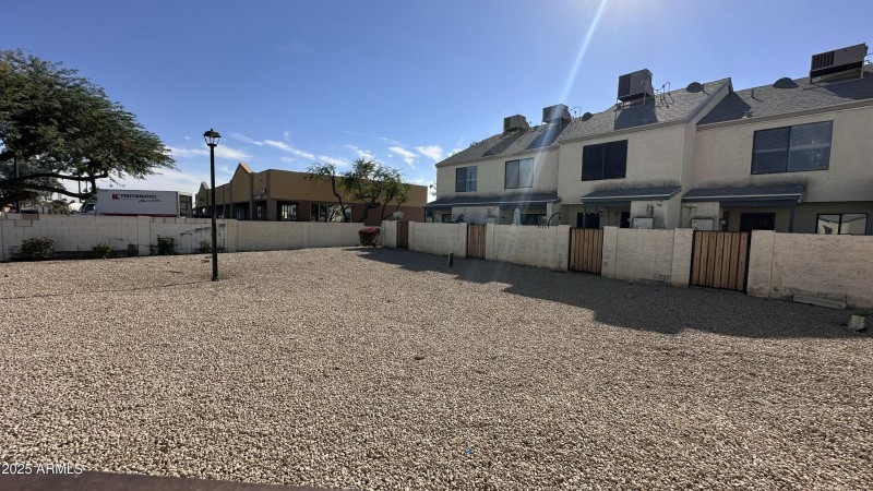 Empty Lot behind Town house