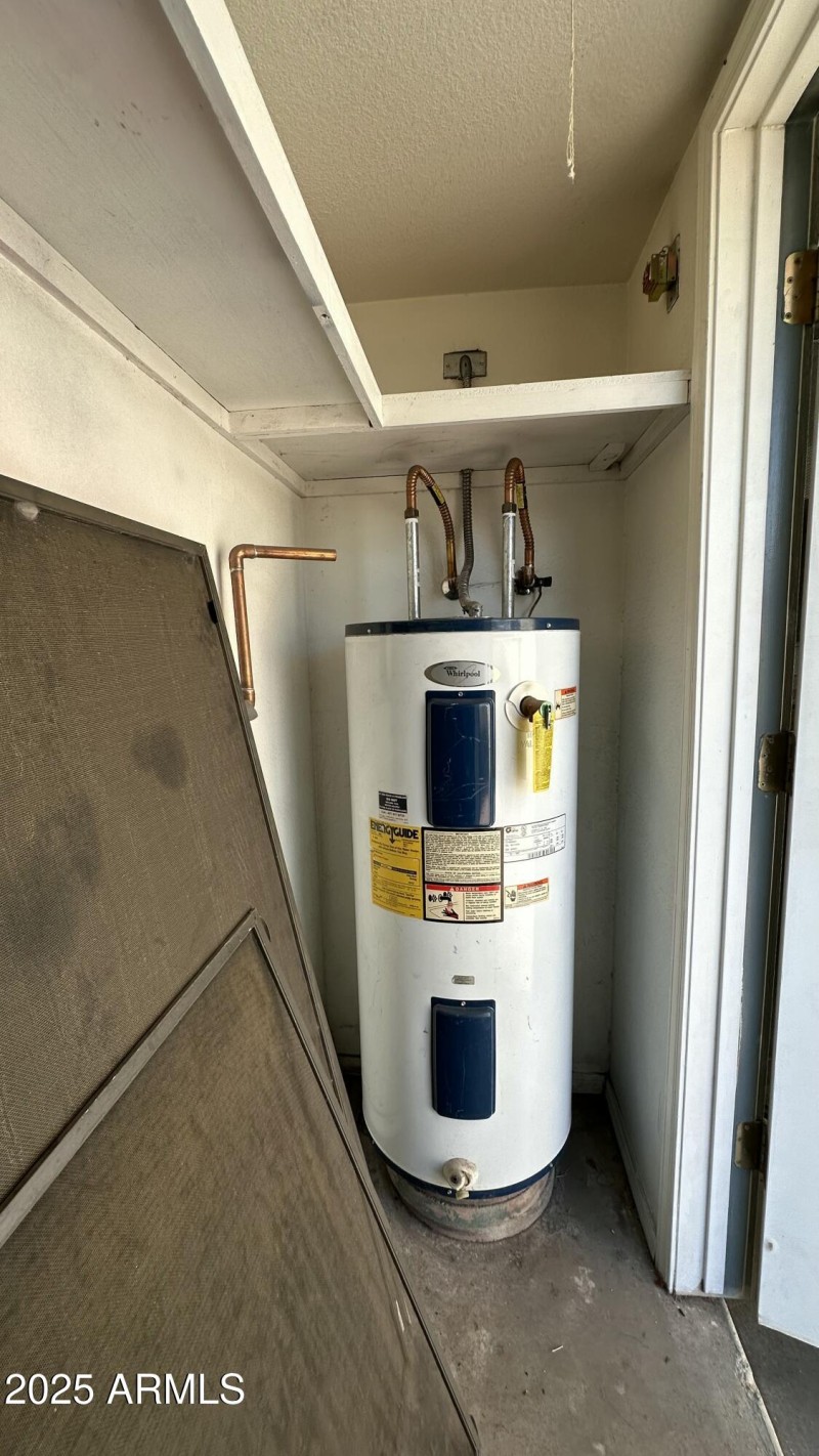 Water heater closet & Storage