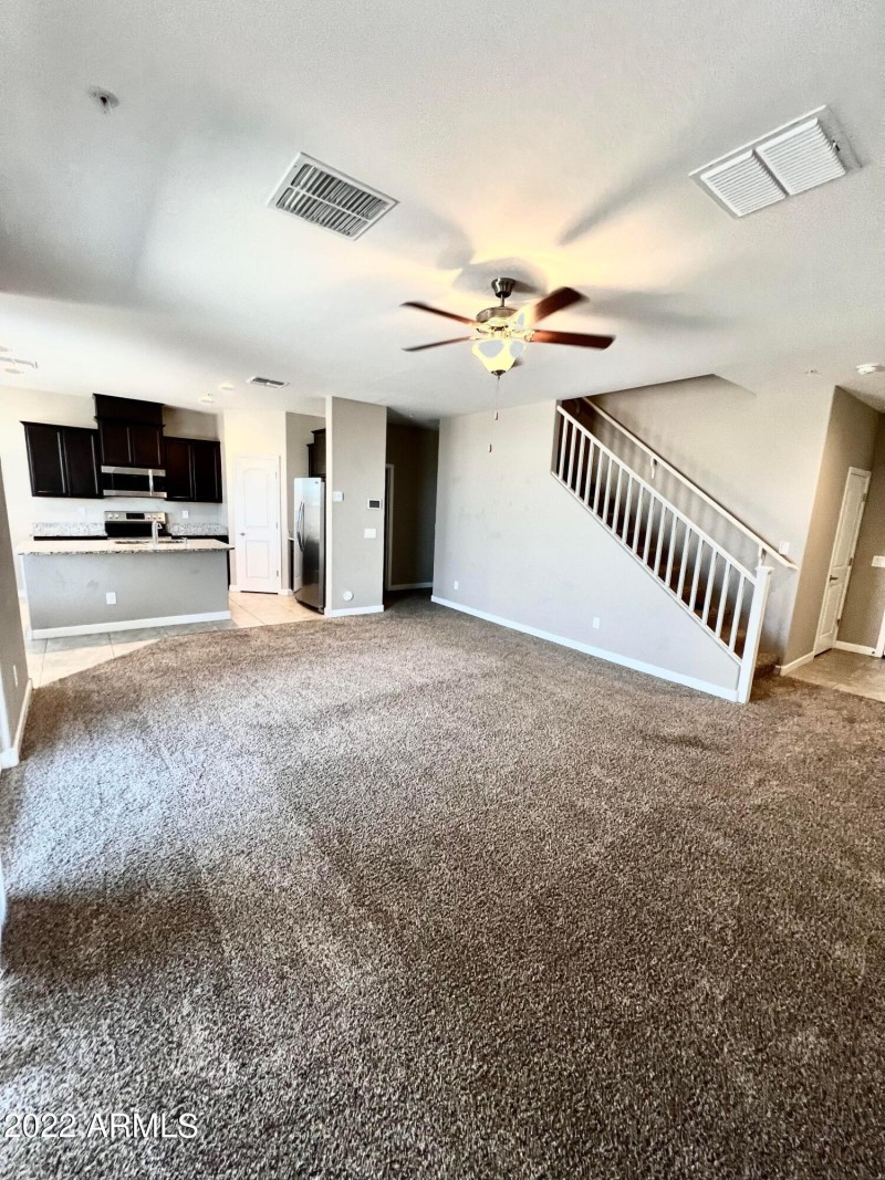 Living room to kitchen