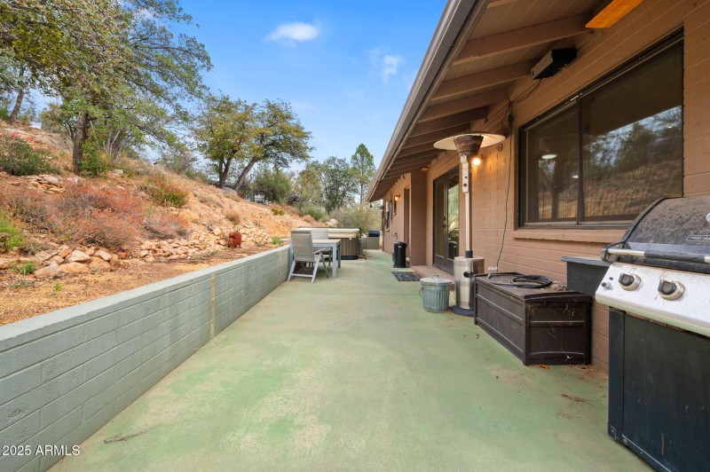 Back Patio with Hot Tub
