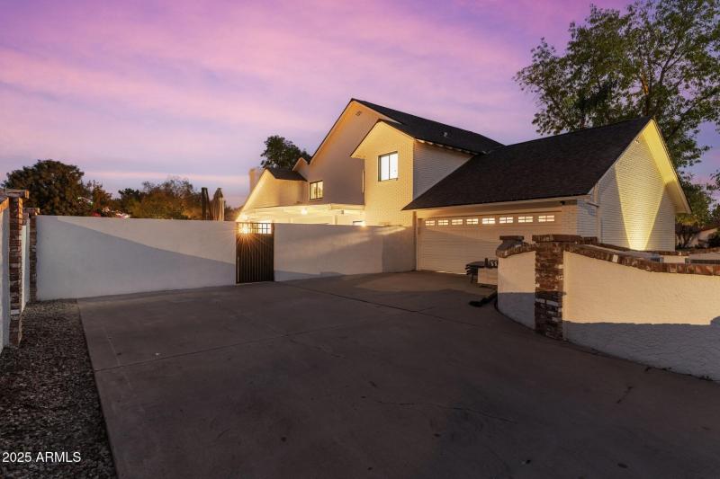 Motor Court at Twilight