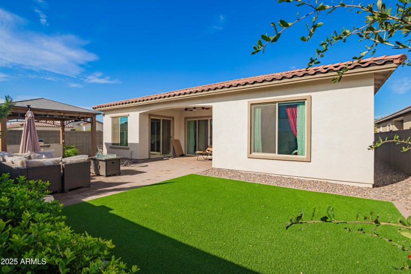 Maintenance free backyard