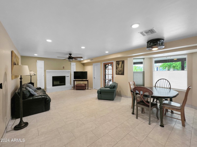 Dining to Family Room