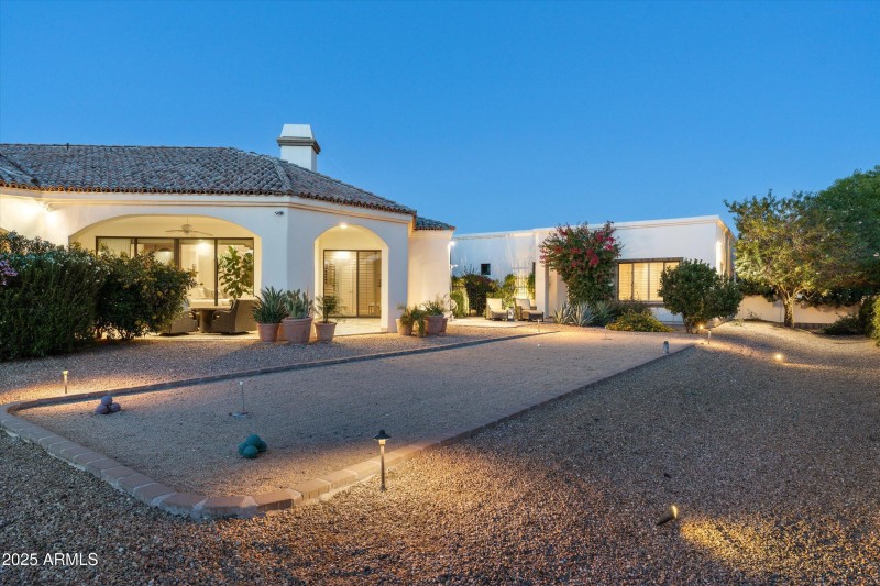 Bocci Ball and Detached Guest House