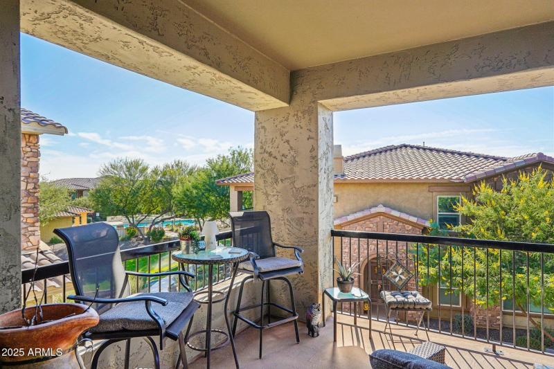 Large Covered Balcony