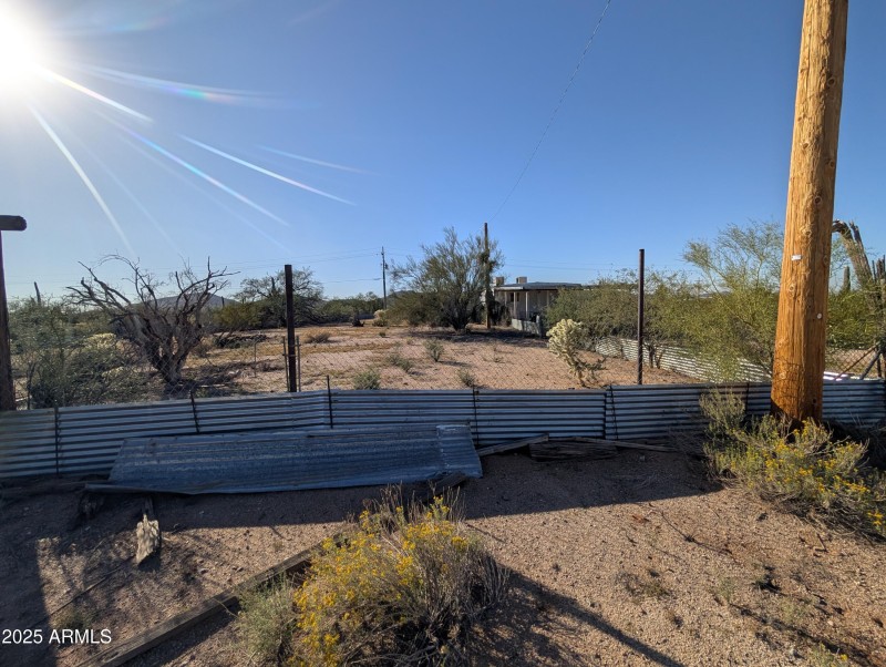 Backyard- large parcel