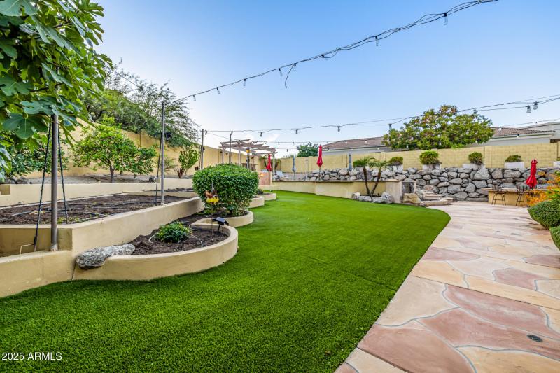 Garden and Citrus Trees